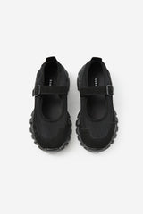 Platform mary jane strap shoes