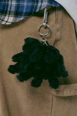 Teddy&Bunny Mini-Bag keyring_Black