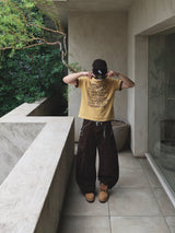 Piked Coloring Roll-Up Short Sleeve T-Shirt 5C