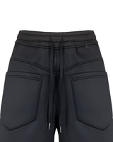 AEバックワードスウェットパンツショーツ_ブラック