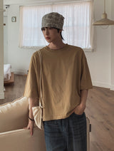 ケリフデッキオーバークロップ半袖Tシャツ