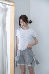 big ribbon pants(gray)