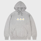 [UNISEX]3ペインティングフラワースマイルフーディー