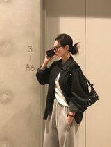 [Bellide made]Forest overfit denim shirt