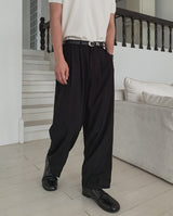 Dainel Two-Tuck Wide Slacks