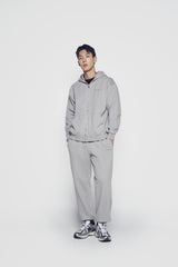 24FW ベーシックバイオウォッシングフーディージップアップ グレー【セットアップアイテムあり】