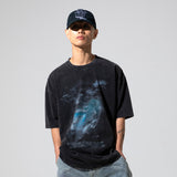 XTT132 ルシッドヴィンテージウォッシングTシャツ (ブラック)