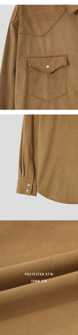 [S/F] Suede western pocket shirts(2color)