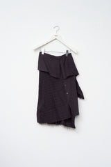 (W) Twin Checked Skirt