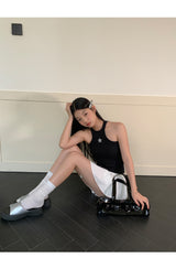 ブリングスターホルターネックスリーブレスｔシャツ