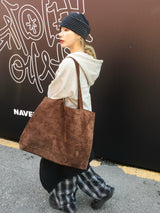 Muffin Suede Big Shopper Bag (3c)