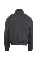 Striped Raglan Utility Jacket