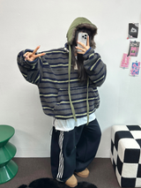 FLEECE❤TRACK LINE 3 LINE LONG PANTS ❤🖤🤍💙🩶5COLOR
