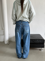regular fit denim pants