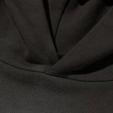 Vintage Spray Crow Key's Crop Hoodie (Charcoal)