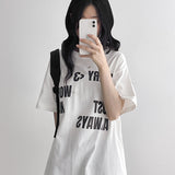ソーリー レタリング ボクシー ショートスリーブ Tシャツ4 colors)