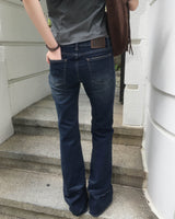 OOT back shirring boots cut denim pants