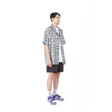 CORDUROY LOGO HALF PANTS CHARCOAL