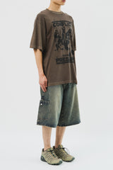 Conflict Washed Top (3color)