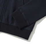 KIRSH プレーンスリムフィットクロップパーカージップアップ [DARK NAVY]