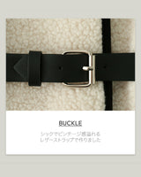 Overfit boa jacket