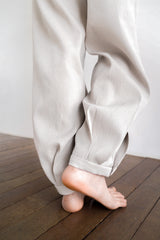 Stretch jogger pants, Beige
