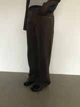 Pigment Straight Cotton Pants (2color)