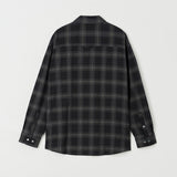 LOOSED CHECK SHIRT (BLACK)