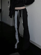 slim-fit bootcut track pants (2color)