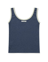 スター コントラスト スリーブレス(NAVY)