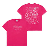[24SS] ベアフレンズドゥードゥルアートワーク半袖Tシャツ PINK