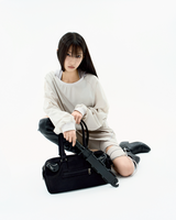 デタッチャブルキーリングバゲットバッグ / Black