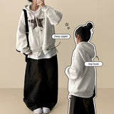 Suffle Star Vintage Two-Way Hooded Zip-Up