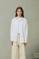 BRIGHT OVERSIZED SHIRT / WHITE