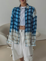 Mully ダメージコットンクロップTシャツ