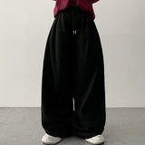 Kinph Fresh Side Pin Tuckバックポケットスウェットワイドパンツ
