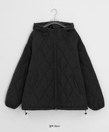 [unisex] Belcott Two-Way Quilting Hood Padding Jumper
