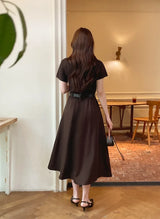 Landy Two-Way Ribbon Tie Ribbed Knit