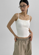 [MADE] Easy Henley Neck Sleeveless (Captured)