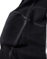 PADDED FLARED PAINTED DENIM PANTS