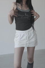 elf Lettering layered sleeveless (2color)