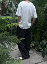 [S/S] Vacance damage v neck half knit(3color)