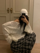 Starlight Round Stud Knit Beanie (6 colors)