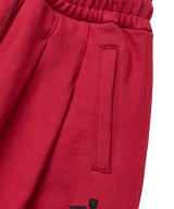 Cross Balloon Sweat Pants _ Dark Red