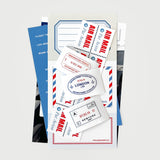 oab airport pack / scrap sticker set