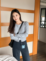 Daily Mood Slim Cable Knit Cardigan (5color)