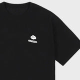 [UNISEX]クラウドボードスマイルショートスリーブドtシャツ