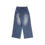  REGULAR VINTAGE TUCK BRUSH DENIM PANTS (UNISEX)_SYF4PT01BU
