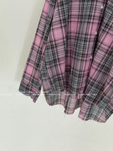 [UNISEX] Checkered Vintage Cutting Shirt