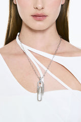 NO.582 [SILVER] CLIP NECKLACE